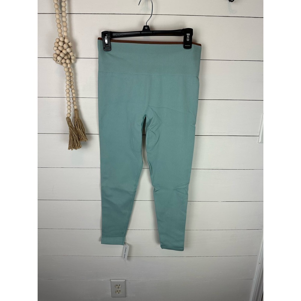 NWT Outdoor Voices Seamless Rib 7/8 Leggings in Storm Medium